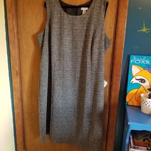 Tweed Look midi Sheath Dress